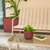 Salotto da giardino in metallo, 4 posti, Beige Anteprima dell’immagine prodotto 5