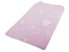 A pink blanket with white stars is shown on a white background. Anteprima dell’immagine prodotto