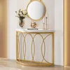 A console table with decorative elements in a room. Podgląd zdjęcia produktu