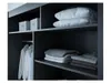 Easy4You D2 180 cm Schwarz Schiebetüren Kleiderschrank Produktbild-Vorschau 4
