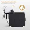 Sessel mit Waschbecken, Waschplatz aus Keramik Verstellbar, Produktbild-Vorschau 3