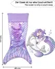 Corimori Schlafsack Kuscheldecke Meerjungfrau "Aqua" (lila) Produktbild-Vorschau 4