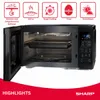 SHARP 4in1 Mikrowelle mit Grill & Heißluft YC-MA262AE-B, 26 Produktbild-Vorschau 3