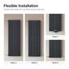 Diagrams showing different installation modes for a radiator. Náhľad obrázku produktu
