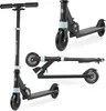 A collage of a black and blue scooter shown from different angles. Náhľad obrázku produktu