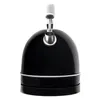 A black electric kettle with silver accents is shown against a white background. Produktbild-Vorschau