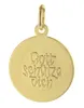 trendor 39030 Kinder-Halskette mit Schutzengel Anhänger Gold auf Silber 2 Produktbild-Vorschau