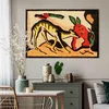 Vliesstoff Leinwandbild - Fabeltier (Franz Marc) 90x60 cm Produktbild-Vorschau 5