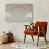 Italienischer Leinwand Leinwandbild - Rainy June - Colorful Produktbild-Vorschau 2