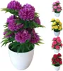 1Pc künstliche Chrysantheme Bonsai Topfpflanze Home Produktbild-Vorschau 1