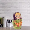 Lot de 5 matriochkas russes, poupées traditionnelles en Voir les images du produit 6