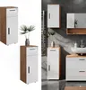 Midischrank Vicco Irma Weiß Hochglanz/Goldkraft Eiche 30 x Produktbild-Vorschau 2