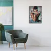 Kunstdruck auf Leinwand - Collage Eines Jungen Gesichts - Produktbild-Vorschau 3