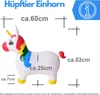 TE-Trend Hüpftier Hüpfpferd Einhorn Hopser Einhorn Pferd Produktbild-Vorschau 6