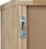 Elégante armoire murale en noyer LAMELÉ avec fermeture Voir les images du produit 8