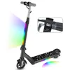 Elektroscooter Kinder Alter 6-12 Jahren Schwarz Produktbild-Vorschau 1