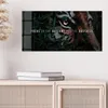 DEQOART Glasbild Echtglas 60x30 cm 'Grüner Tigerblick' Produktbild-Vorschau 4