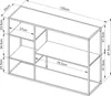 Standregal ’Isojoki’ 120 x 35 x 87,5 cm Metall Schwarz matt Produktbild-Vorschau 7
