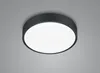 Flache LED Deckenleuchte Schwarz mit Dimmer Ø31cm - Produktbild-Vorschau 1