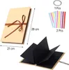 Fotoalbum zum Selbstgestalten A4 Schwarz 34 Seiten Fotobuch Produktbild-Vorschau 2