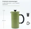 bodum Kaffeebereiter French Press 8 Tassen 1,0L Edelstahl Produktbild-Vorschau 4