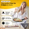 endusor pánev na crêpes pro indukci s nepřilnavým povrchem na přípravu crêpes, lívanců a palačinek Náhled obrázku produktu