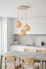Luxolar LED závěsné svítidlo 3 žárovky E27 ratan Boho Náhled obrázku produktu 6