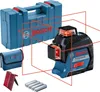 A Bosch GLL 3-80 Professional laser level kit is displayed with its accessories and case. Anteprima dell’immagine prodotto
