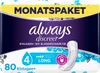 Packaging for Always Discreet Long sanitary pads. Produktbild-Vorschau