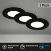 Einbauleuchte Briloner LED 3er Set Schwarz IP44 dimmbar 4,9 Produktbild-Vorschau 2
