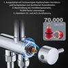 Duschsystem Trennbar, Chrom, Badewannenarmatur HOMELIVE, Produktbild-Vorschau 2