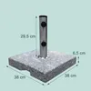 Supporto per ombrellone Relaxdays, 24 kg, quadrato, per Anteprima dell’immagine prodotto 4