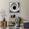 Gerahmtes Poster - Schwarzer Rahmen - Stück Modern Treppe - Produktbild-Vorschau 7