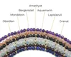 LAVISA Granat Edelstein Armband - 4mm Perlen - Echte Produktbild-Vorschau 7