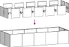 An illustration showing how to assemble a planter box. Anteprima dell’immagine prodotto
