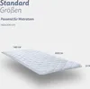 A diagram showing a mattress topper with dimensions labeled. Anteprima dell’immagine prodotto