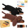 Kit de crochet pour débutants, avec un motif de teckel, Voir les images du produit 1