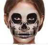 Tattoo Gesicht Skelett Knochen Halloween Produktbild-Vorschau 2
