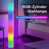 RGB Stehlampe mit 1000+ Lichtmodi & Musik-Sync, 360° Produktbild-Vorschau 5