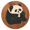 Tokoindah Kinderhocker Panda – Schemel aus Massivholz, in Produktbild-Vorschau 1