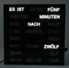 Uhr mit LED Wortanzeige Tischuhr Wortuhr 20 x 20 cm Produktbild-Vorschau 5
