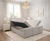 AX LIVING Boxspringbett in Beige Ankarra 180x200 cm Bett Produktbild-Vorschau 3