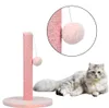 LEAN 20911 Grattoir pour chat 40 x 30 cm, poteau, rose Voir les images du produit 3