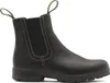 A single black leather boot is shown against a white background. Náhled obrázku produktu