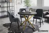 A round dining table with four chairs in a modern living room setting. Anteprima dell’immagine prodotto
