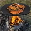 XINZI BBQ liatinová grilovacia doska, okrúhla, Ø 45 cm, Náhľad obrázku produktu 8