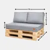 Palettenkissen 120 x 80 Set für Palettenmöbel Europaletten Produktbild-Vorschau 11