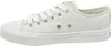 A side view of a white low-top sneaker. Podgląd zdjęcia produktu