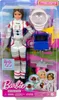 A Barbie astronaut doll in its packaging, with accessories like a helmet and laptop. Produktbild-Vorschau