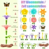 Creatief bouwspeelgoed met bloemen – Montessori set voor Productafbeelding-voorbeeld 2